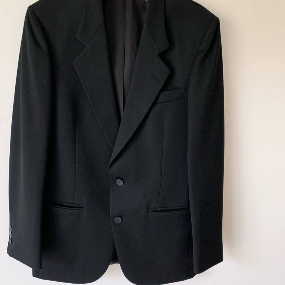 Men’s Black Wool Jacket